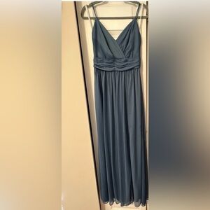 Beautiful bridesmaids  blue / prom dress size 6 David’s bridal